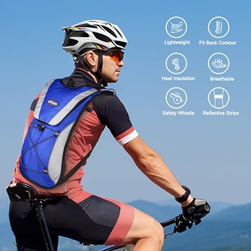 KUYOU Hydration Backpack Hydration Pack with 2L Water Bladder, Lightweight Insulation Water Backpack for Cycling,Hiking, Running,Climbing