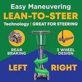 Kids Scooter – Children and Toddler 3 Wheel Kick Scooter – LED Wheel Lights Illuminate When Rolling– Adjustable Handlebar – Indoor and Outdoor