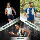 Lightweight Running Vest Hydration Backpack, Hydration Vest with 2L Water Bladders - Adjustable Chest Straps and Reflective Water Backpack Fit for Men Women Hiking Cycling Camping Festival Marathon