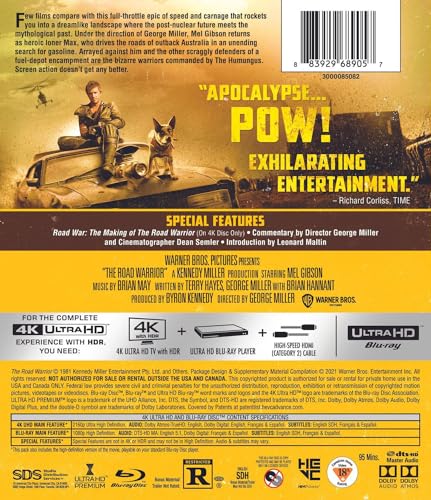 Mad Max 2: The Road Warrior (4K Ultra HD + Blu-ray) [4K UHD]