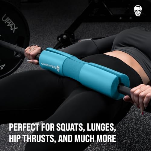 Gymreapers Barbell Squat Pad - Protective Bridge Pad for Hip Thrust, Squats, Lunges - Hip Support, Neck Protection for Bar