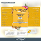 Nutricap Expert Hair & Nail Growth - Made In Canada - Biotin, Walnut Oil, Vitamin B3 - Hair Growth, Strengthens Nails - 2 Months Treatment - 120 softgels