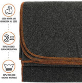 Arcturus Military Wool Blanket - Warm, Thick, Washable - Great for Outdoors, Camping, Stadium Blanket, Picnics, Travel - Car & Bushcraft Survival Kits, Large 64in x 88in 4.5 lb