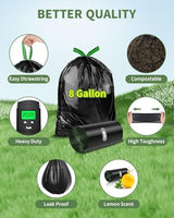 Camping Toilet Bags Poo Gel Set, Portable Toilet Bags with Camping Toilet Gel, Composting Toilet Bags Poo Gel for Portable Toilet Camping Outdoor Hiking Emergency Toilet