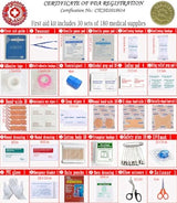 First Aid Kit EMT Medical IFAK Pouch, Molle Tactical Med Emergency Trauma Bag for Camping Home Car Hiking Hunting (Olive Drab)