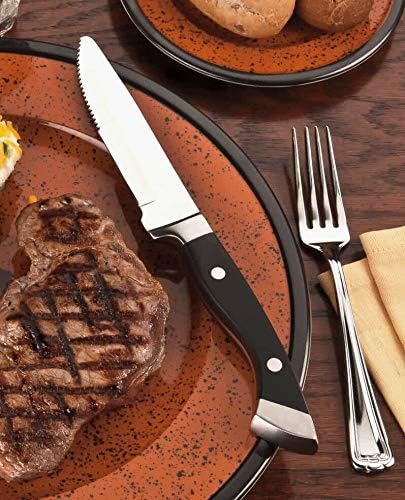 4 Longhorn Steakhouse Steak Knives New! ~ Bbq Kitchen Dining Chop Knife Set By Madamecoffee