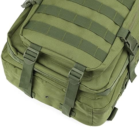 REEBOW GEAR Military Tactical Backpack Large Army 3 Day Assault Pack Molle Bag Boys Backpacks for School Army Green