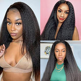 Kerriana Yaki Human Hair Bundles 100% Unprocessed Brazilian 3 Bundles 14 16 18 inch Kinky Straight for Black Women