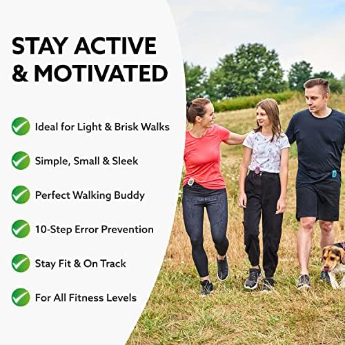 3DFitBud Simple Step Counter Walking 3D Pedometer from 3DActive with Clip & Lanyard - A420S