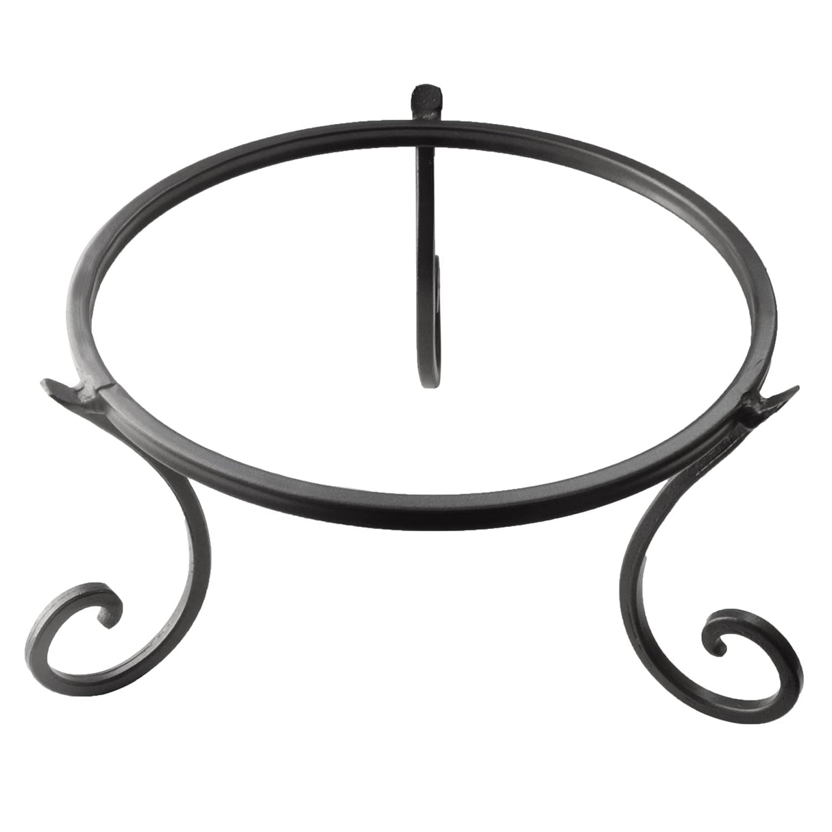 Metal Gazing Ball Stand for 10 or 12 Inch Balls, Low Short Wrought Iron Gazing Globe Display Stand Garden Sphere Holder, Fade and Weather Resistant Outdoor Decoration for Homes, Yards and Gardens