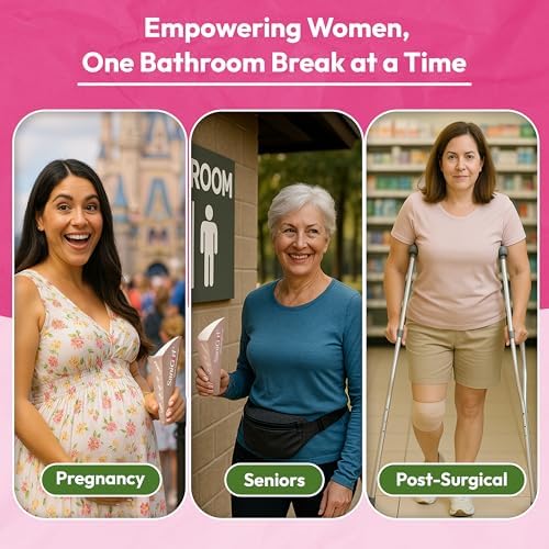 SaniGirl Pee Funnel for Women - Female Urinals for Women - Disposable Recyclable, Womens Pee Funnel for Travel & Camping Essentials, Leak-Proof Female Urination Device for Outdoors & Travel (20 Pack)