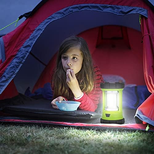 Camping Lantern, 3000LM LED Rechargeable Battery Operated Lantern, 5 Light Modes, COB Waterproof Lantern Flashlight, Camping Light for Power Outage, Hurricane, Survival, Hiking