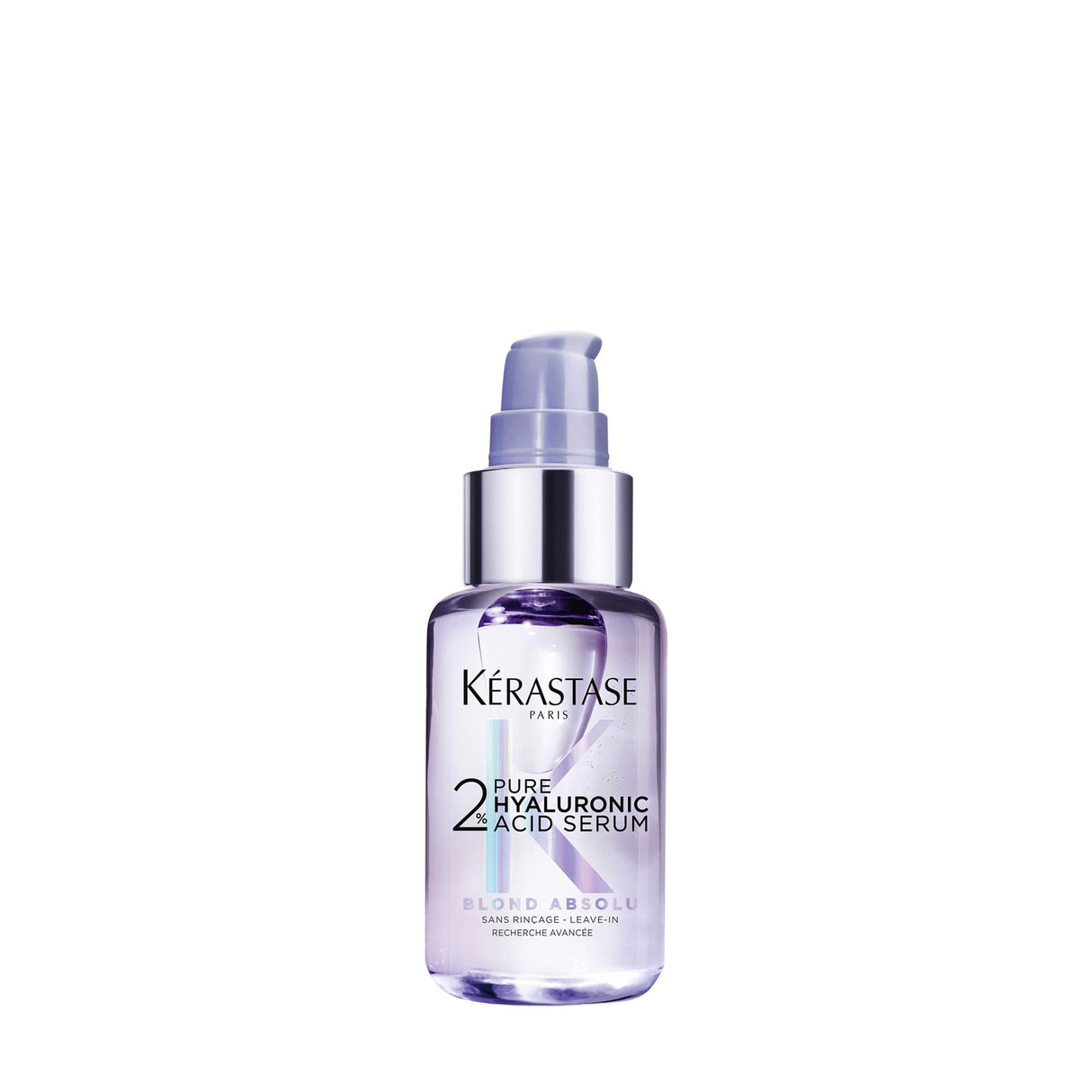 KÉRASTASE Blond Absolute Hyaluronic Acid Hair Serum, Repairs Damaged Hair & Soothes Scalp, Instantly Hydrates & Adds Shine, 2% Hyaluronic Acid for Bleached & Highlighted Blonde Hair, 1.7 fl oz