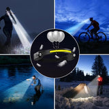 Rechargeable Headlamp with 2 Spotlights, 3Pack LED Headlamp, 230° Wide Beam Head Lamp, Motion Sensor Headlight, 5Mode Head Lights for Forehead Waterproof, Headlamps for Adults Hard Hat Running Camping