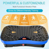 AXV Vibration Plate Exercise Machine Whole Body Workout Portable Mini Vibrate Fitness Platform Lymphatic Drainage Machine for Weight Loss Shaping Toning Wellness Home Gyms Workout (Mini)