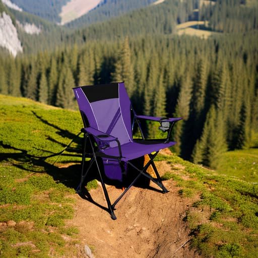Kijaro Dual Lock Portable Camping Chairs - Enjoy the Outdoors with a Versatile Folding Chair, Sports Chair, Outdoor Chair & Lawn Chair - Dual Lock Feature Locks Position – Kawachi Purple