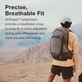 Osprey Talon 22L Men's Lightweight Hiking Backpack with Hipbelt, Phantom Grey/Dark Charcoal