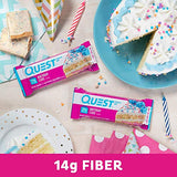 Quest Protein Bar - Birthday Cake (12 Bars)