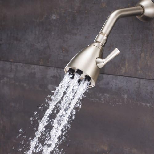 Speakman S-2252-BN Signature Brass Icon Anystream High Pressure Adjustable Shower Head, Brushed Nickel