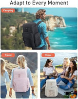 TOURIT Waterproof Cooler Backpack: 30 Cans Insulated Leakproof Portable Cooler Bag Beach Travel Camping Picnic Hiking
