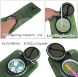 Hydration Bladder 2L-3L Water Storage Bag Reservoir,Military Hydration Pack Replacement for Hiking Biking Climbing Cycling Running Camping Backpack