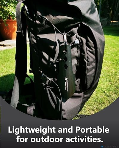 NACETURE Ultralight Backpacking Trowel Aluminum Shovel Small Potty Multitool with Longer Handle Design Essential for Hiking, Camping and Survival Bags(Black 1 Pack)