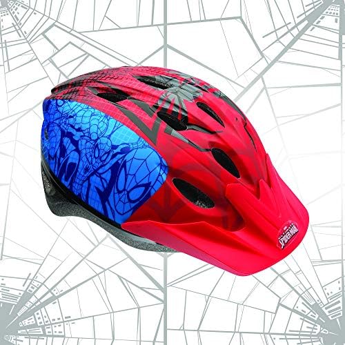 BELL Marvel Spiderman Hero Helmet, Red, Child (5-8 yrs.)
