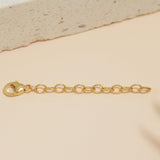 BENIQUE Necklace Bracelet Extender - 14K Gold Filled or Solid 925 Sterling Silver Extension, Medium Size Jewelry Chain, Durable Strong Removable 2" 4" or 6" Made in USA