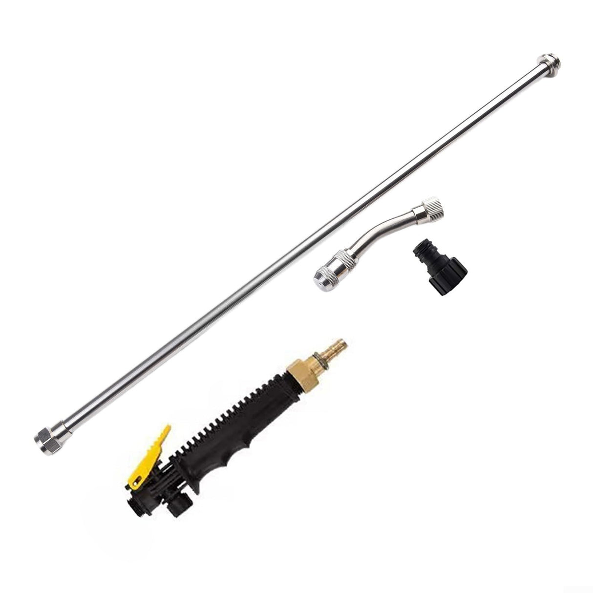 Oniissy Sprayer Wand, Sprayer, Adjustable Stainless Steel Replacement Garden Sprayer Wand with Shut Off Valve