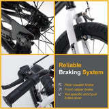 RoyalBaby Kids Bike EZ Freestyle Training Free Balance to Pedal Easy Learning Bicycle, 12-18 Inch for Toddlers to Big Kids