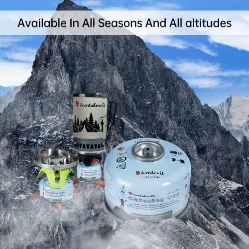 Isobutane Fuel Canister 100 Gram Camping Stove Fuel Butane Propane Blend Camping Fuel Gas Canister Backpacking Fuel Light-weight Compact Camping Fuel Mini Propane Tanks Camp Stove Fuel 3.53oz
