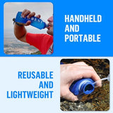 UTOBEST Soft Flask, 2 Pack Soft Flask Running Bottles 500ml,TPU Foldable Running Flask, Portable Collapsible Flask Handheld for Travel Traveling Hiking Cycling City Walk
