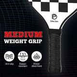 DULCE DOM Pickleball Paddles Set of 2/4 - USAPA Approved, Fiberglass Surface Pickleball Racket with 4 Indoor Outdoor Pickleball Balls and Pickleball Bag, Ideal Training Equipment Gift for Men & Women