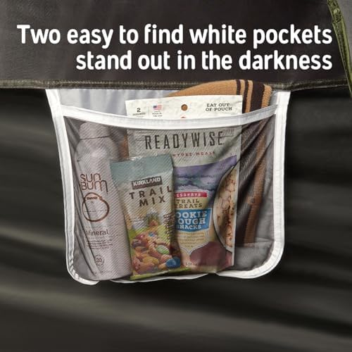 Kelty Daydreamer 4P + 6P Camping Tent, Blackout Fabric, Interior Light Diffusing Gear Loft, Standing Height, PFAS Free