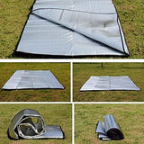 Camping Mat Foam Foil Blanket for Camping Foam Pad Insulating Foil Mat Sleeping Tent Pad Thermal Aluminum Camping mat for Reflecting Heat