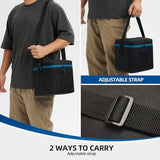 1 LB Propane Tank Storage Bag with Padding, Mini Propane Cylinder Carry Case to Hold 4 Pcs Small Gas Tank, Portable 16 OZ Gas Cylinder Holder with Strap, Bag Only