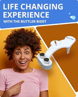 Clear Rear Bidet Attachment for Toilet - Self-Cleaning Dual Nozzle Bidet Toilet Seat with Adjustable Water Pressure - Easy Installation - Hygienic Toilet Accessories