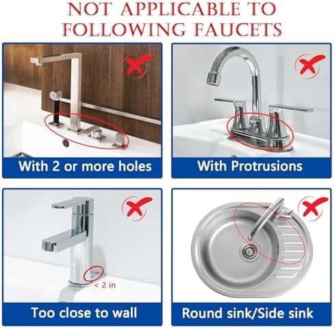 Meiliweser Silicone Faucet Splash Guard Gen 2 - Outlet & Slope Upgraded Faucet Water Catcher Mat - 18” x 5.1” - Sink Sponge Holder for Kitchen, Bathroom(Beige)