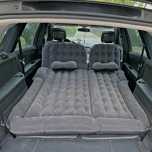 3 in 1 SUV Air Matterss | Car Mattress with Electric Air Pump-2 Support Fillers & 2 Pillows Fits SUV|MPV|Minivan for Road Trip Camping Black