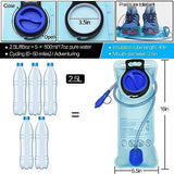 1.5L/2L/2.5L/3L Hydration Bladder, Large Opening Water Storage Bladder Bag, for Cycling Hiking Camping