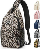 Crossbody Bags for Women Men Trendy Sling Bag Bakpack Casual Chest Bag with Convertible Shoulder Strap