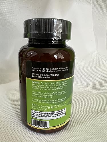 6000mg Extra Strength Yerba Mate High Potency, 60mg Caffeine Per Capsule, Extract Pills Supplements for Clean Natural Energy, Improved Focus, Concentration, Nootropics, Made in USA - 120 Caps