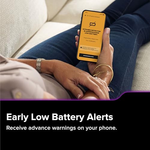 Kidde Hardwired Kidde App Enabled Smart Smoke and Carbon Monoxide Detector, AA Battery Backup, Voice Alerts, Interconnected Alarm