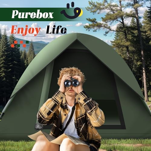 Tents for Camping 3-4 Person with Rainfly, Camping Tents 100% Waterproof Windproof, Not Crowded for 2 Person Camping Tent, Outdoor Dome Tent Easy Setup, Backpacking Tent for Adventure Backyard