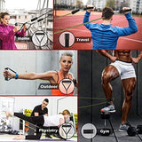 VEICK Resistance Bands, Exercise Bands, Workout Bands Set for Working Out with Handles for Men Women, Elastic Exercising Bands for Fitness Weights Work Out at Home Gym