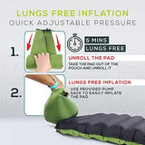 Gear Doctors® Sleeping Pad for Camping & Backpacking [Ultralight 25oz] - Sleeping Mat Camping - Ultralight Sleeping Pad - Inflatable Sleeping Pad for Camping - Camp Mattress Pad (5.2 R-Value) - Large