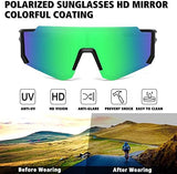 STORYCOAST Polarized Sports Sunglasses for Men Women,Driving Fishing Cycling Mountain Bike Sunglasses UV400 Protection