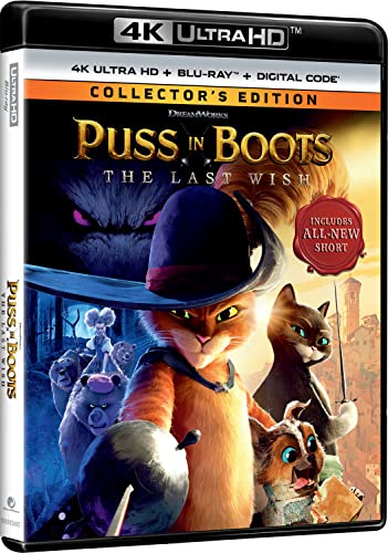 Puss in Boots: The Last Wish - Collector's Edition 4K Ultra HD + Blu-ray + Digital [4K UHD]
