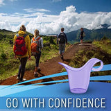 Female Urinal - Portable Urination Device for Women - Pee Standing Up - Squad-Free - Ideal During Nights or Bedridden – Protection on Roadtrips - Camping - Boating - Hiking - Outdoor Activities & More