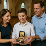 God's Path Compass – Communion & Confirmation Gift for Teenage Boys | Baptism Religious Gifts for Men, Christian, Catholic, Graduation | Sentimental & Inspirational Present – Greeting Card Included